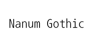 Nanum Gothic Coding