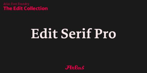 Edit Serif