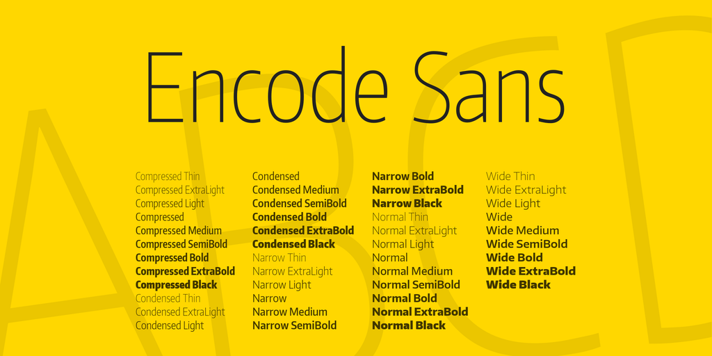Encode Sans Condensed