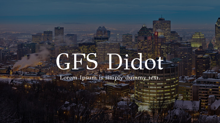 GFS Didot