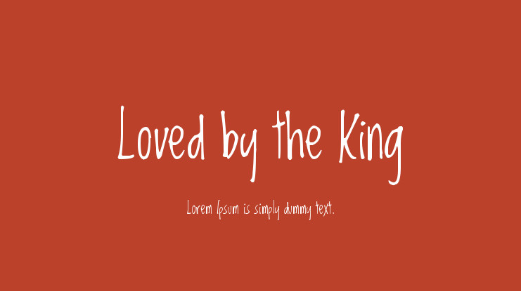 Loved by the King
