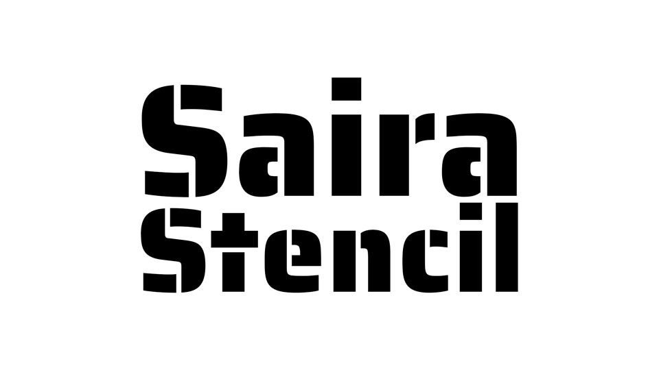 Saira Stencil One