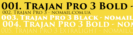 Trajan Pro 3