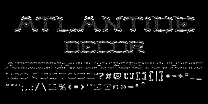 Atlantide: скачать шрифт и установить для веб-сайта и фотошопа бесплатно.