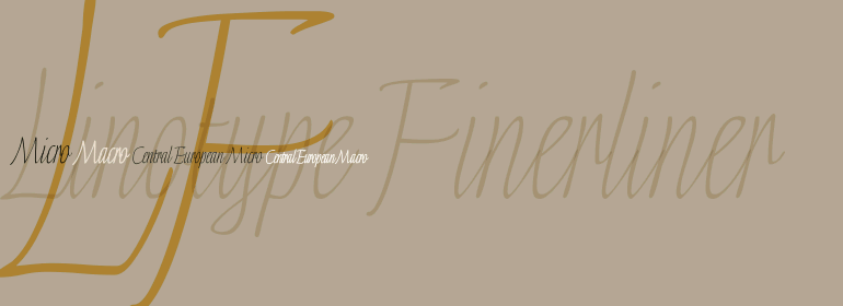 Linotype Finerliner