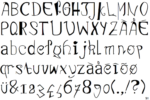 Linotype Cadavre Exquis