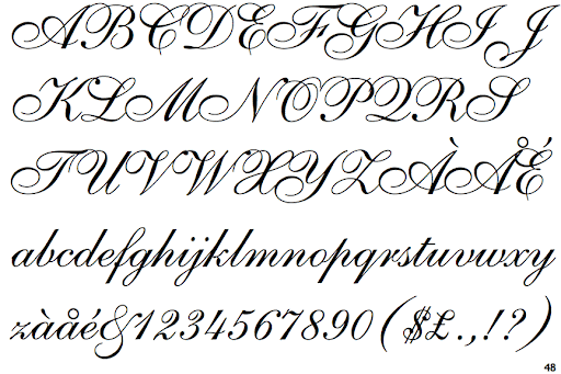 Shelley Allegro Script