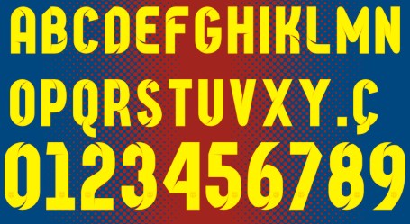 Nike 2025 barcelona font