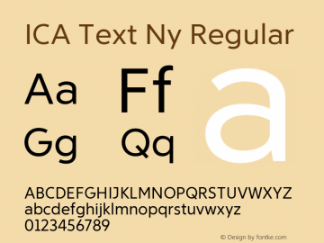 ICA Text Ny