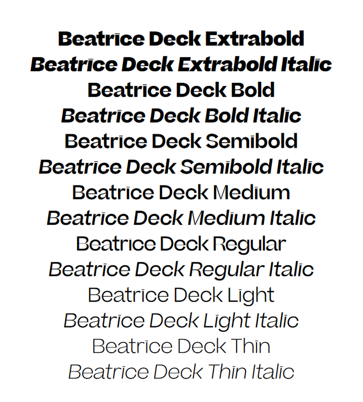 Beatrice Deck