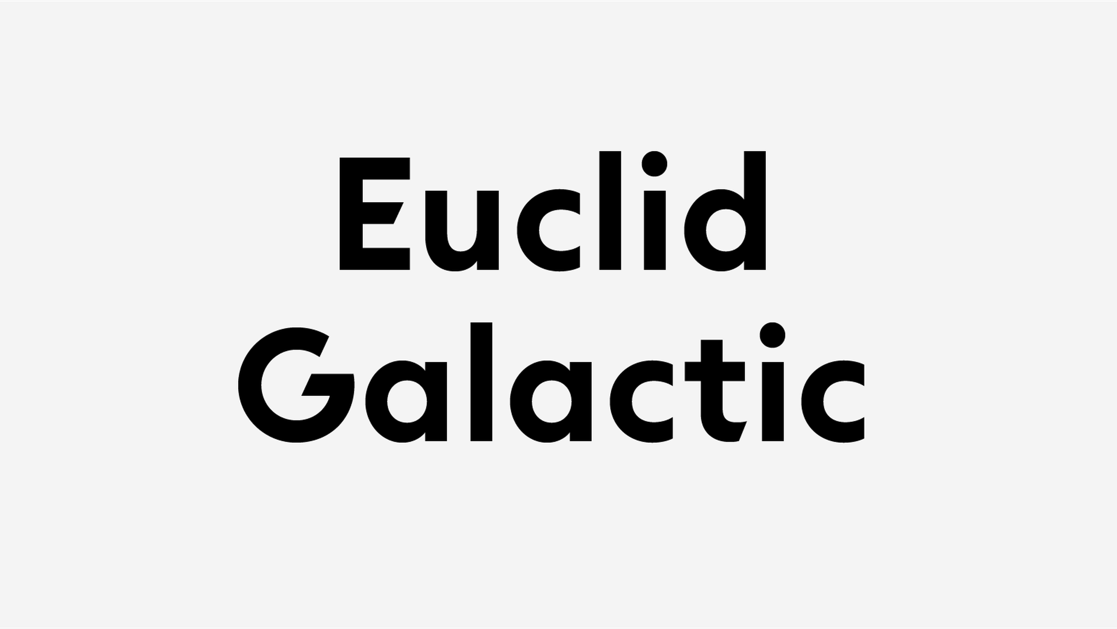 Euclid Galactic: скачать шрифт и установить для веб-сайта и фотошопа  бесплатно.