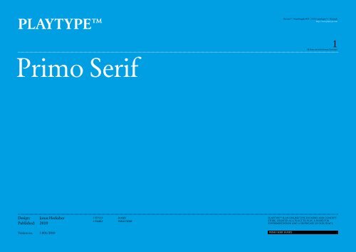 Primo Serif