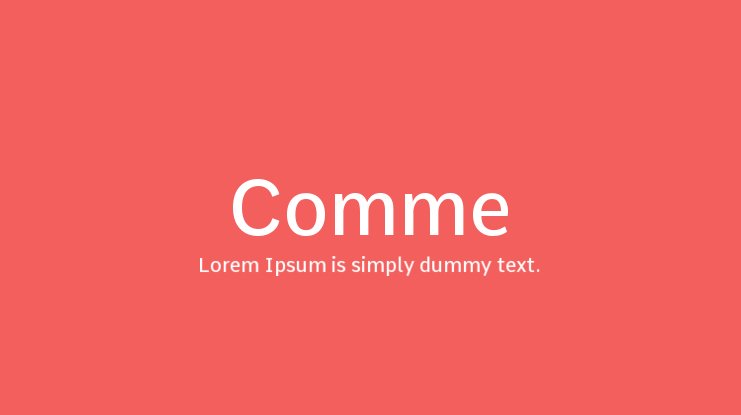 Comme