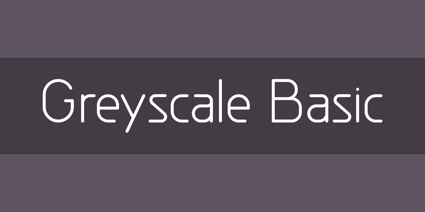 Greyscale Basic: скачать шрифт и установить для веб-сайта и фотошопа ...