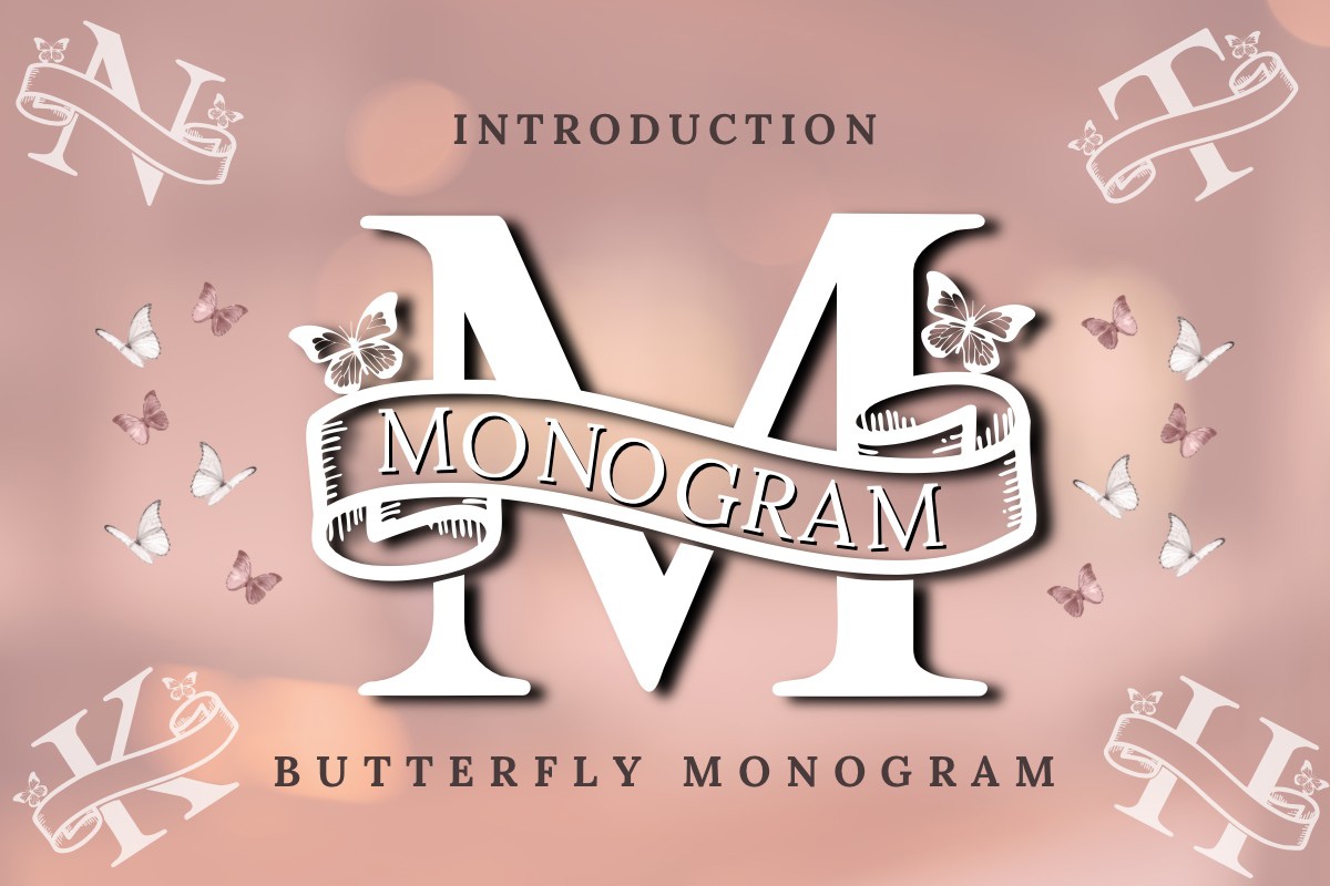 Butterfly Monogram