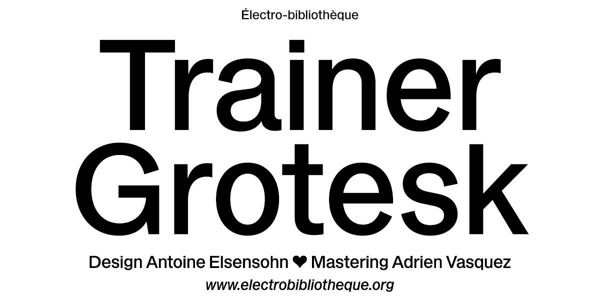 EB Trainer Grotesk