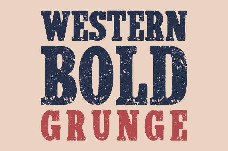 Western Bold Grunge