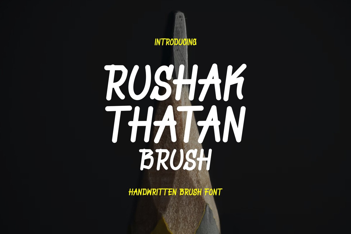 Rushak Thatan Brush
